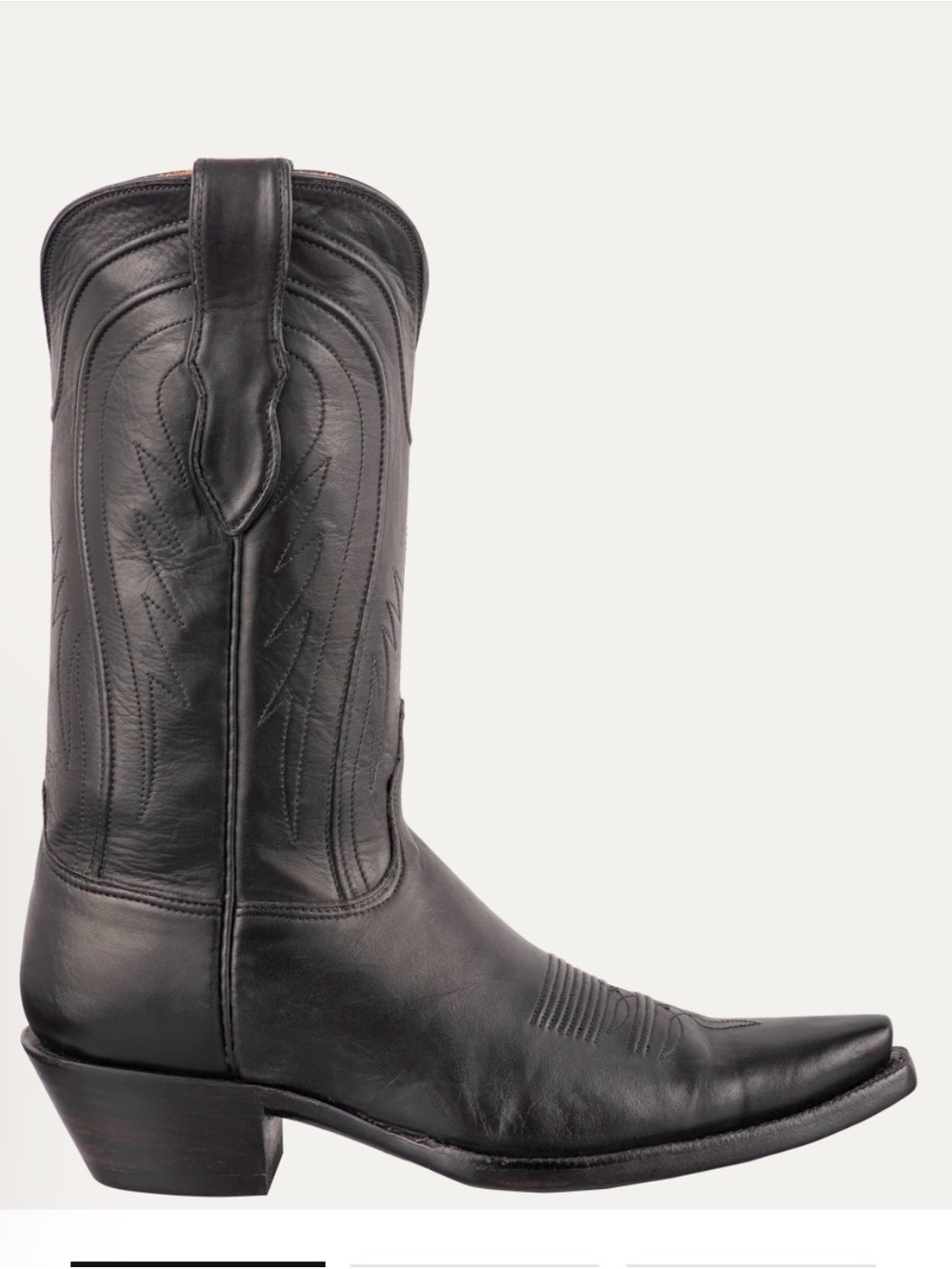 Black Jack Exclusive Black Ranch Hand Cowboy Boot 12d